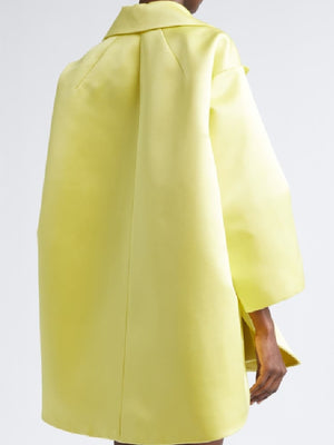 The Kardashians S8 Kris Jenner Yellow Wrap Coat