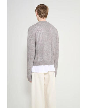 Youth S01 Sharon Horgan Grey Pointelle Knit Cardigan