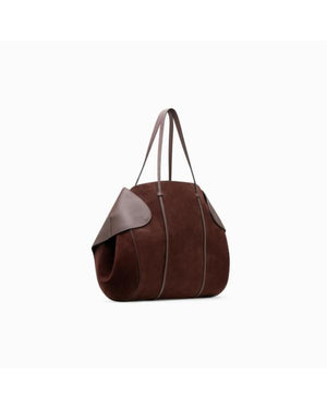 War S01 Sienna Miller Brown Suede & Leather Tote Bag - view 3