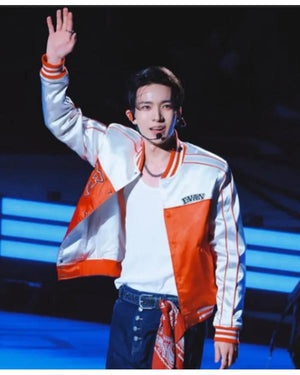 China Game Fan Day 2026 Evan Orange & White Bomber Jacket