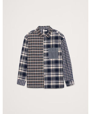 Abbott Elementary S06 Chris Perfetti Patchwork Plaid Shirt - view 2