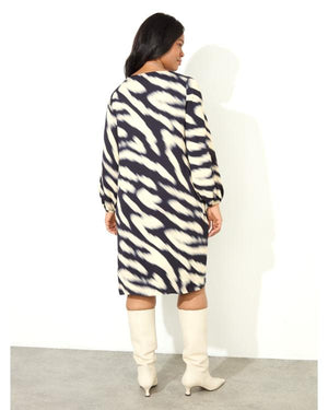 Marble Hall Murders S01 Katie Williams Animal Print Dress