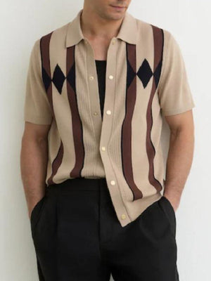 Michael Mealor The Young And The Restless Argyle Polo Shirt - view 4