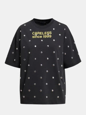Passadeira Vermelha Liliana Campos Careless Embellish T-Shirt - view 2