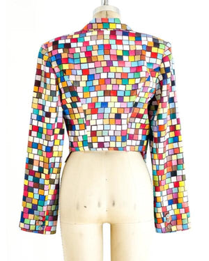 Living Single S03 Kim Fields Multicolor Cropped Jacket