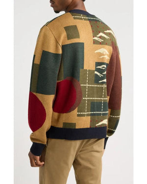 SNL S52 Ben Marshall Printed Knitted Cardigan