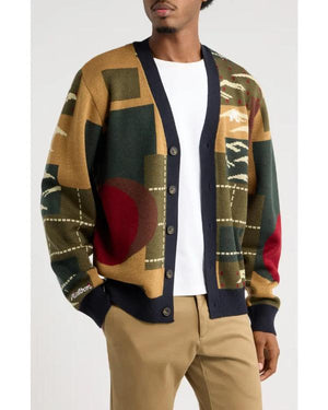 SNL S52 Ben Marshall Printed Knitted Cardigan