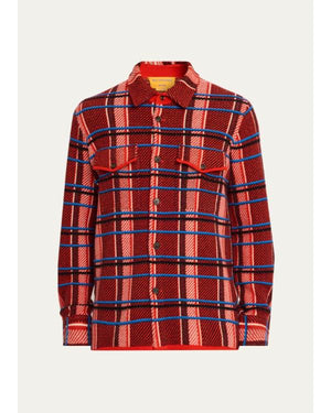 Saturday Night Live S52 Shane Gillis Red Plaid Shirt