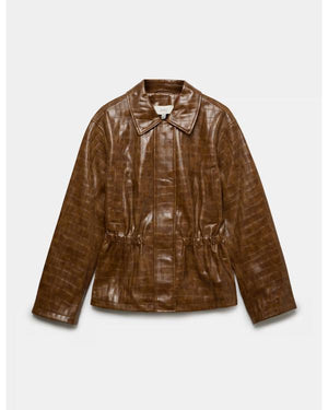 Saturday Night Live UK 2026 Croc Faux Leather Jacket