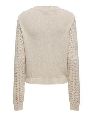Signora Volpe S03 Emilia Fox Openwork Crew Neck Jumper - view 3