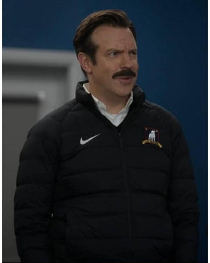 Ted Lasso S04 Jason Sudeikis Black Puffer Jacket