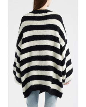 The View 2026 Whoopi Goldberg Stripe Chunky Knit Sweater