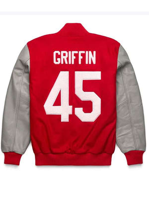 Griffin Ohio State Varsity Jacket - back view
