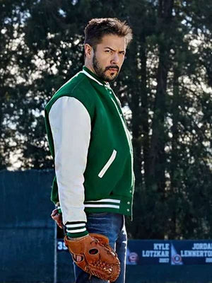Marco Grazzini Hearts in the Game 2023 Varsity Jacket - back view