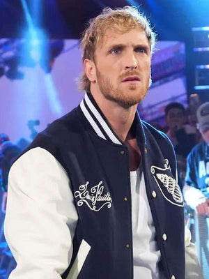 Logan Paul WWE Raw 2025 Varsity Jacket