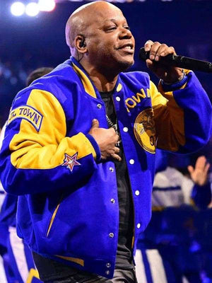 74th NBA All Star Game Too Short Varsity Jacket - back view
