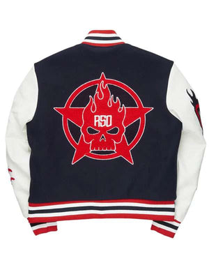 French Opening Ofb Yung Varsity Jacket - detail view