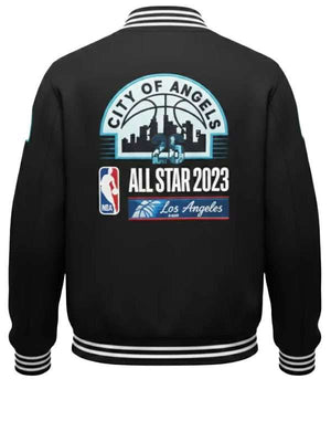 Siya Kolisi NBA All Star Black Varsity Jacket - back view