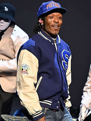 The Tonight Show Lil Uzi Vert Varsity Jacket - detail view