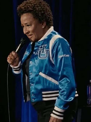 Wanda Sykes Legacy Blue Varsity Jacket