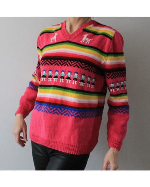 Princess Diana Pink Llama Sweater