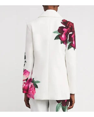 Real Housewives of Potomac S11 Ashley Darby Floral Blazer
