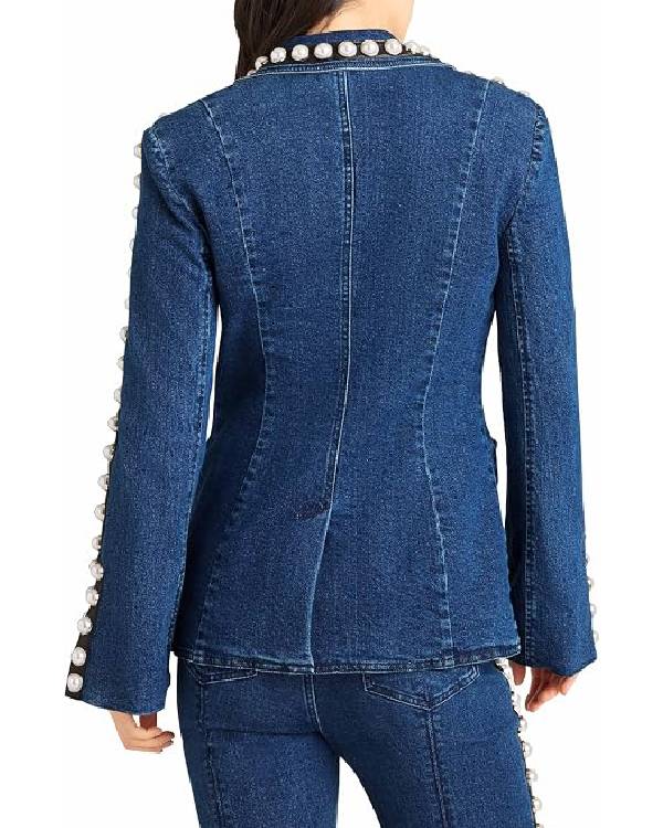 Why Did I Get Married Again Taraji P. Henson Embellished Denim Jacket