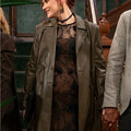 Courtney Hope The Young And The Restless Leather Trench Coat