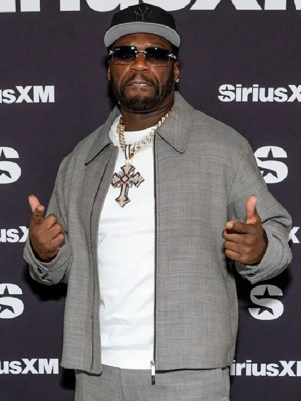 50 Cent Radio Studio Grey Jacket