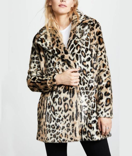 Yellowstone S02 Beth Dutton Cheetah Print Coat