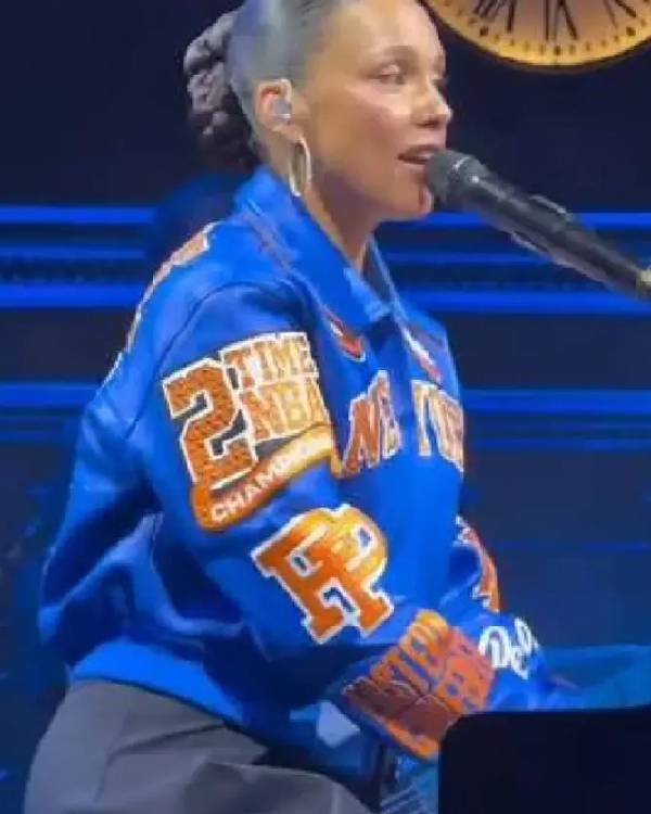 Alicia Keys Empire State Of Mind New York Knicks Jacket