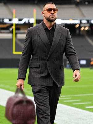Allegiant Stadium 2026 Travis Kelce Black Blazer - view 8