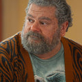 Bobby Moynihan NCIS Origins S3 Brown Swirl Print Cardigan