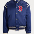 Boston Blue Varsity Bomber Jacket