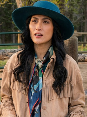 Heartland S20 Brynn Godenir Suede Fringed Leather Jacket