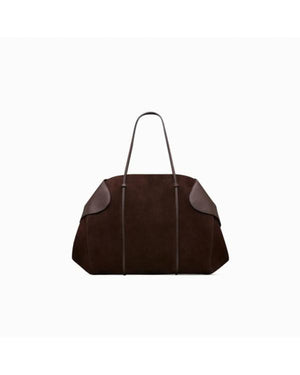 War S01 Sienna Miller Brown Suede & Leather Tote Bag - view 2