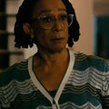 Chicago Med S12 S. Epatha Merkerson Blue Striped Cardigan