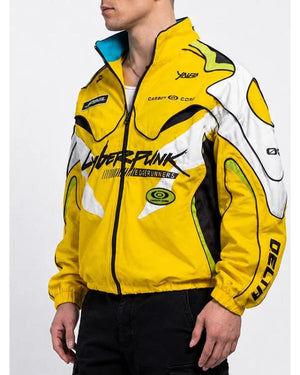 Cyberpunk Edgerunners 2026 Yellow Racing Jacket - view 2