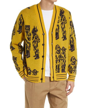 Reasonable Doubt S04 Tim Jo Masked Man Graphic Cardigan - view 3
