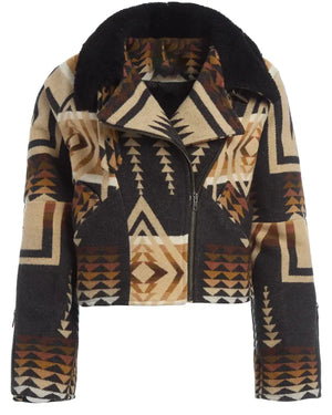 Dutton Ranch S01 Beth Dutton Aztec Print Jacket