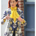 Elsbeth S04 Carrie Preston Blue Printed Blazer