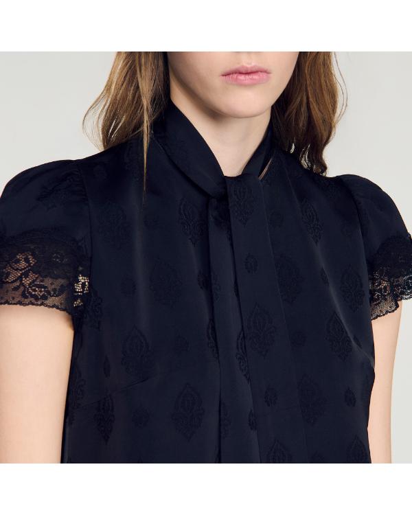 CIA S02 Natalee Linez Paisley Print Crop Top - view 3