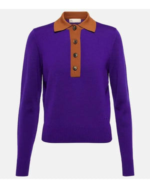 Good Morning America 2026 Sophie Flay Purple Polo Sweater