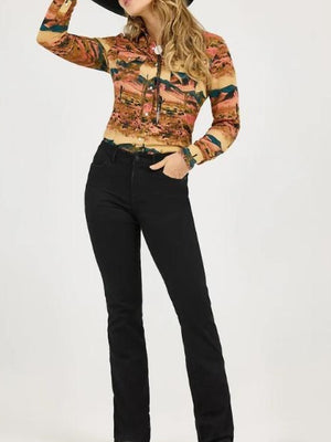 Heartland S20 Brynn Godenir Landscape Print Shirt
