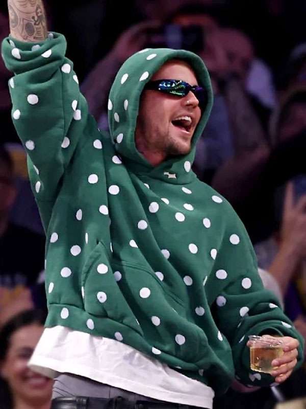 Justin Bieber Skylrk Polka Dot Hoodie - view 4