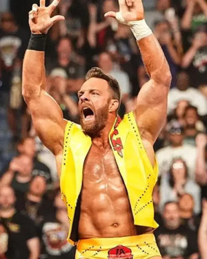LA Knight WWE Money In The Bank Yellow Vest