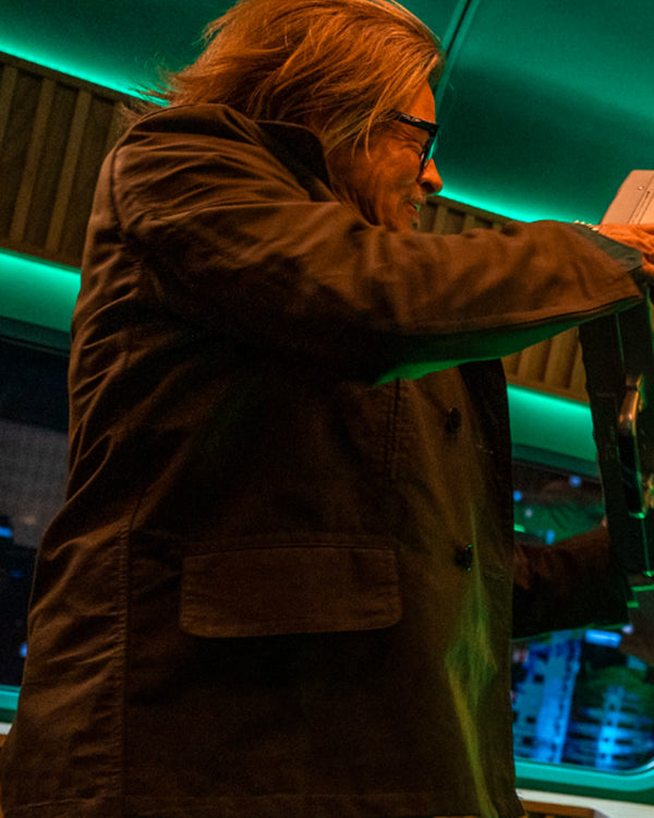 Bullet Train Brad Pitt Pea Coat