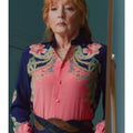 Marble Hall Murders S01 Susan Ryeland Floral Print Blouse