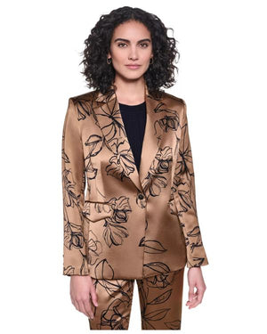 General Hospital 2026 Blythe Howard Floral Print Satin Blazer