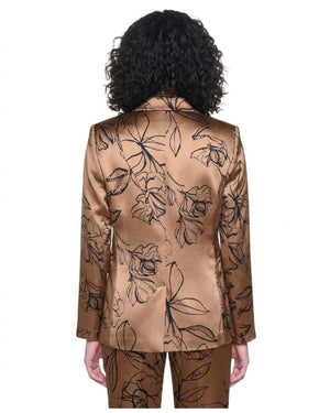 General Hospital 2026 Blythe Howard Floral Print Satin Blazer